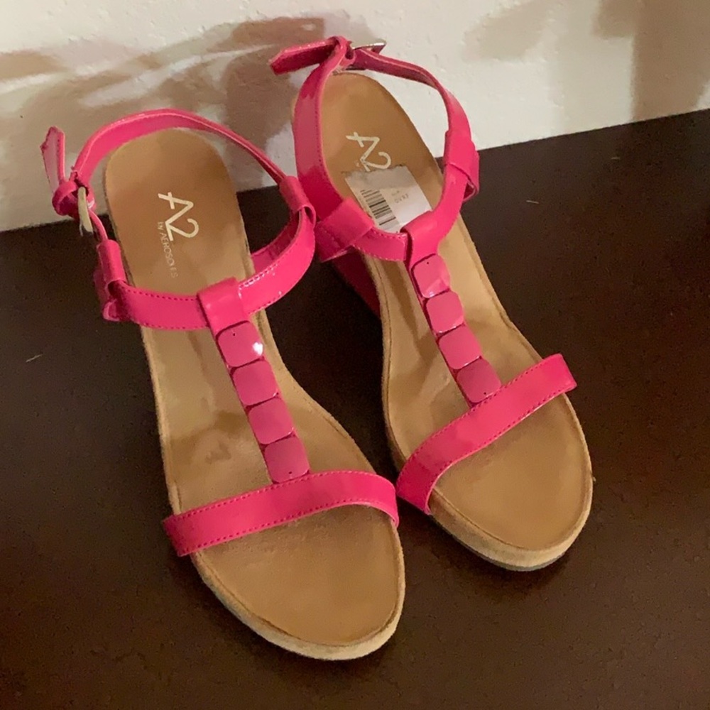 A2 By Aerosoles Women's Bright Pink Sandals